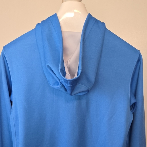 Nike Light Blue Hoodie with White Logo - Picture 9 of 10